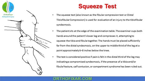 compression test ankle|positive calcaneal squeeze test.